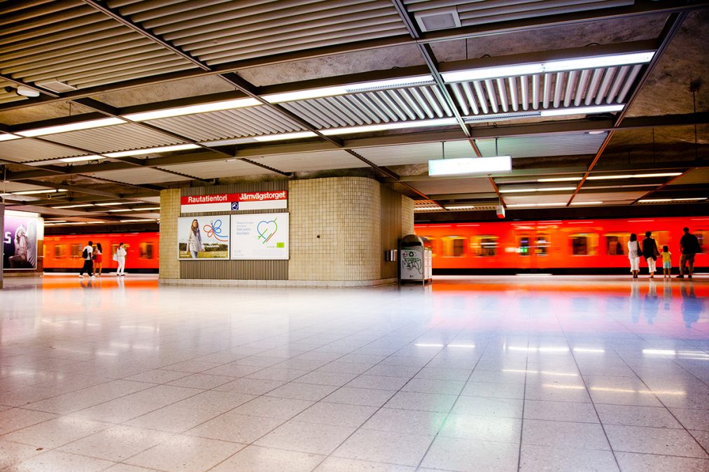 Rautatientorin metroasema.