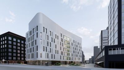 Havainnekuva Kampin terveys-ja hyvinvointikeskuksesta