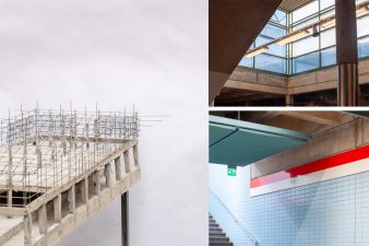 Moderni metro -näyttelyn kuvia.