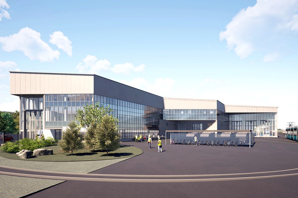 An illustrative image of the new Koskela depot.